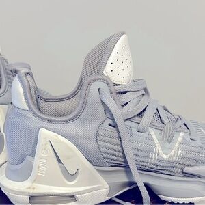 Perfection gray and white Labron James shoes pass as new women’s size 8
